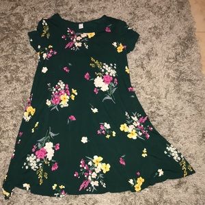 Old Navy floral T-shirt dress